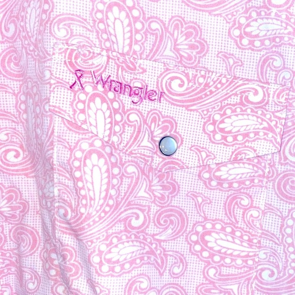 Wrangler long sleeve paisley top size XL - Picture 3 of 5